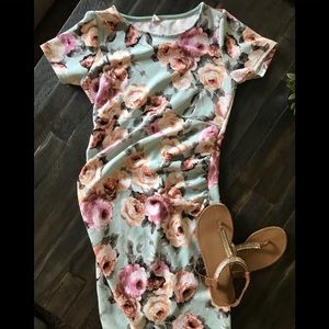 Floral Maternity Dress